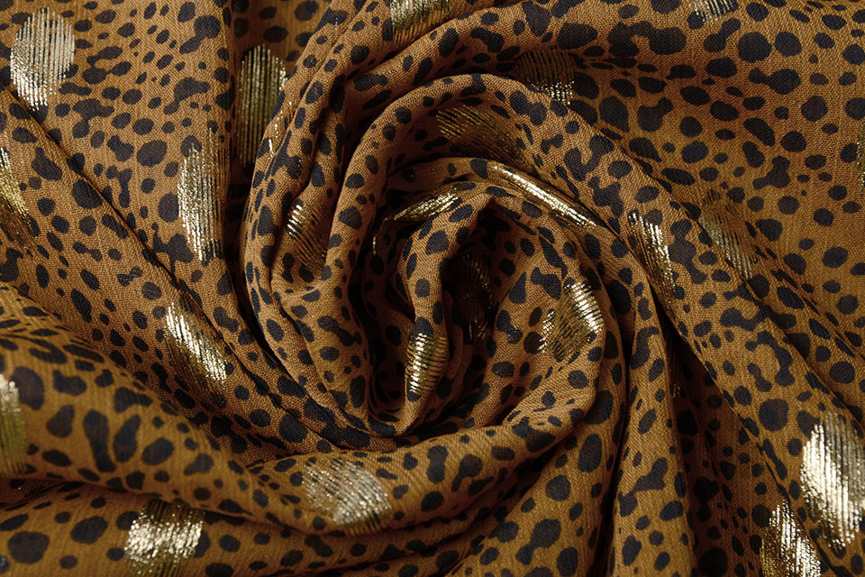 Chiffon Foil Mini Panter Brique