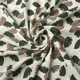 100% Viscose Pagoa Leaves Creme
