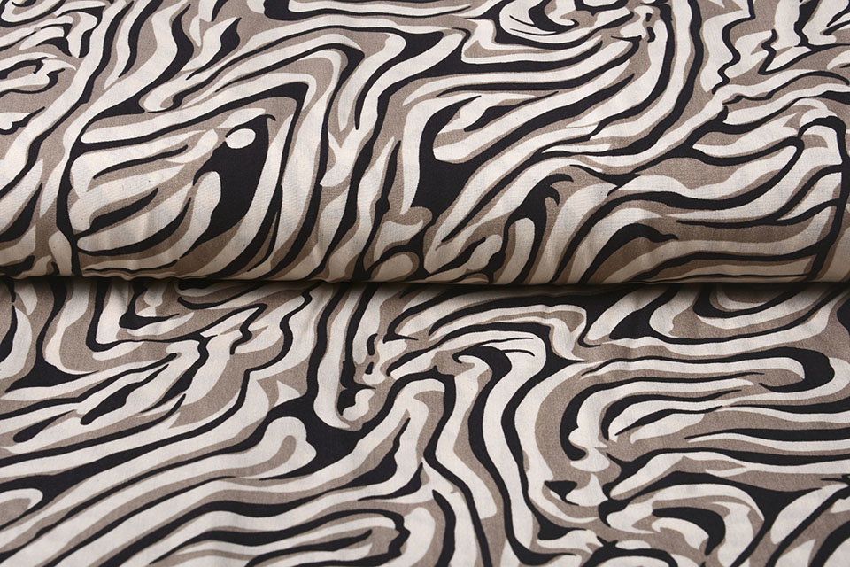 100% Viscose Korowha Beige Taupe