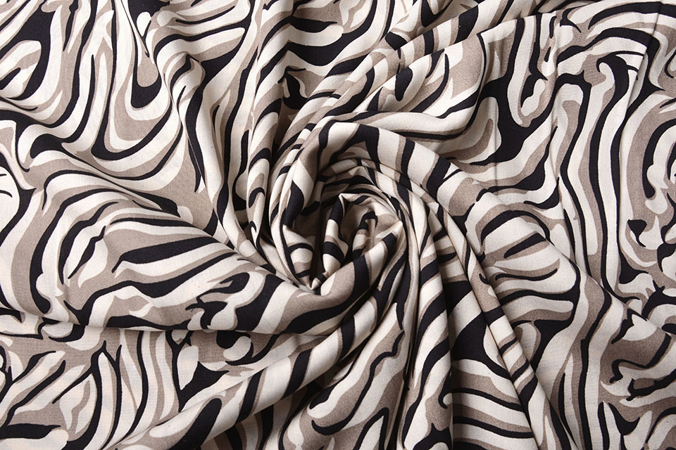 100% Viscose Korowha Beige Taupe
