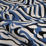 100% Viskose Korowha Beige Blau