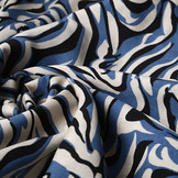 100% Viskose Korowha Beige Blau