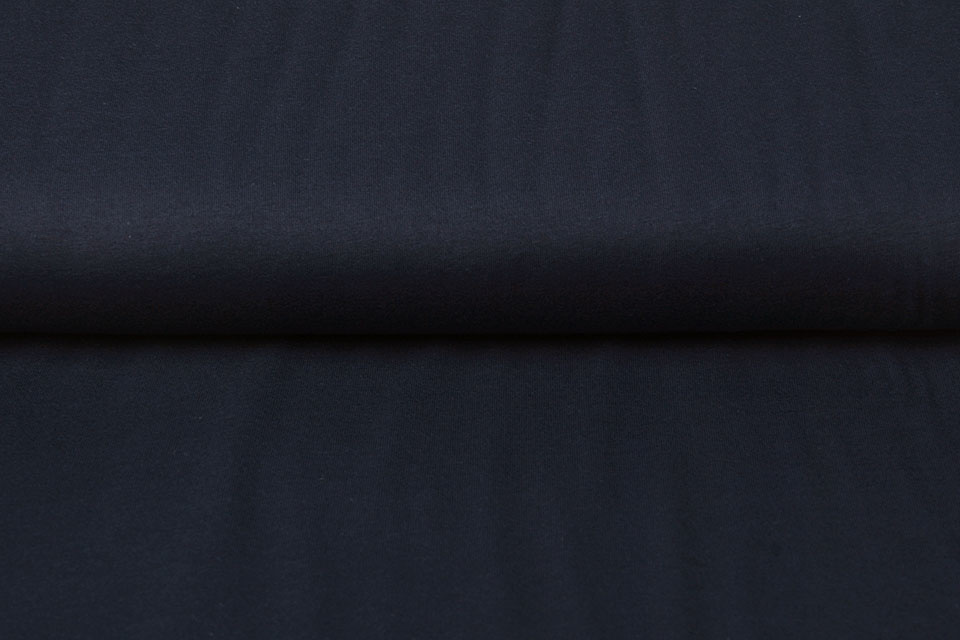 100% Baumwolljersey Marineblau