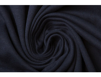 100% Cotton Jersey Marine Blauw