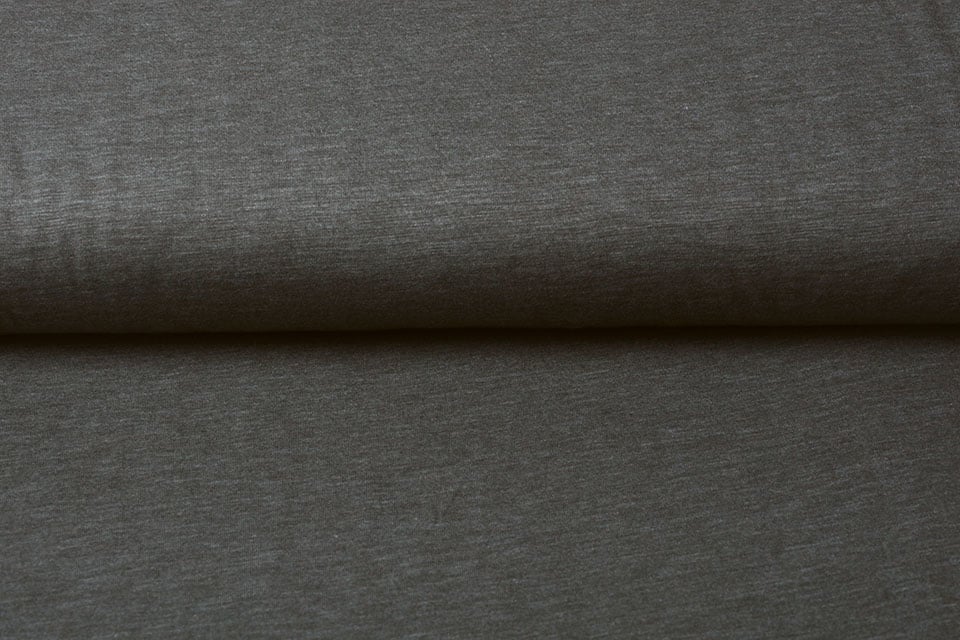100% Cotton Fleece - Grey Melange