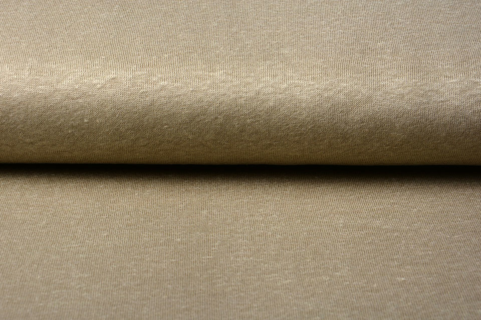 Leinen Jersey Beige