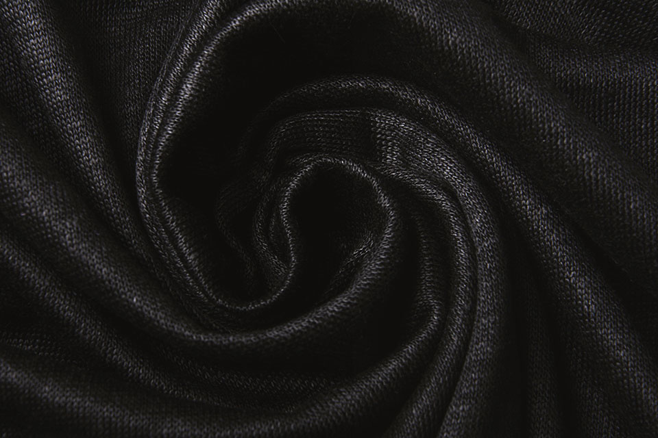Linen Jersey Black