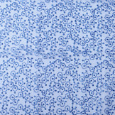 Netz Bestickt Stern Blume Königsblau