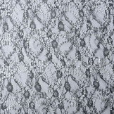 Embroidered Lace Louisa Grey Silver