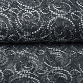 Embroidered Lace Louisa Grey Silver