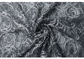 Embroidered Lace Louisa Grey Silver