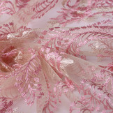 Mesh Embroidered Emily Pink