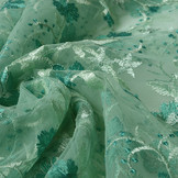 Netz Bestickt Ella Minz Meergrün