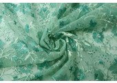 Mesh Embroidered Ella Mint Sea Green