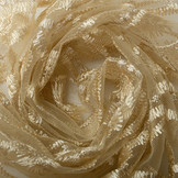 Mesh Geborduurd Victoria Licht Goud