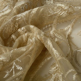 Mesh Geborduurd Victoria Licht Goud