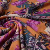 Viscose Jersey Crepe Levi Veren Oranje