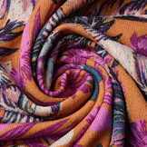 Viscose Jersey Crepe Levi Veren Oranje