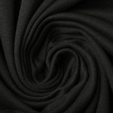 100% Cotton Jersey Zwart