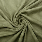 Baby Jersey Waffle Pique Fabric Light Army Green