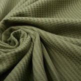 Baby Jersey Wafel Katoen Licht Army Groen