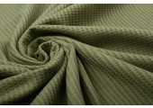 Baby Jersey Waffle Pique Fabric Light Army Green