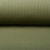 Baby Jersey Waffle Pique Fabric Light Army Green