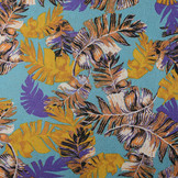 Viscose Jersey Crepe Levi Veren Turquoise