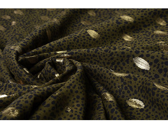 Chiffon Foil Mini Panther Armeegrün