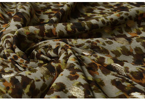 Chiffon Foil Animal Swipes  Army Green