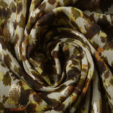 Chiffon Foil Animal Swipes Army Groen