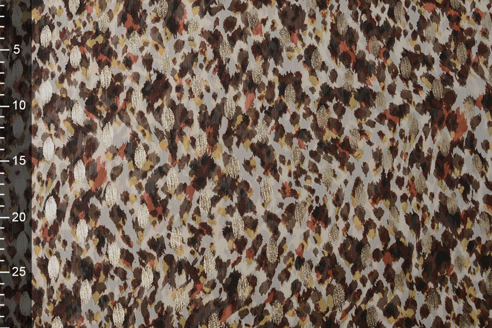 Chiffon Foil Animal Swipes Brown