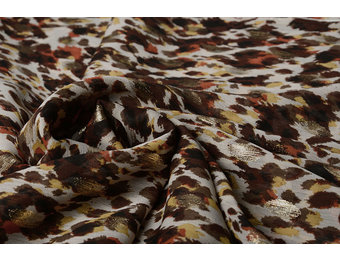 Chiffon Foil Animal Swipes Brown