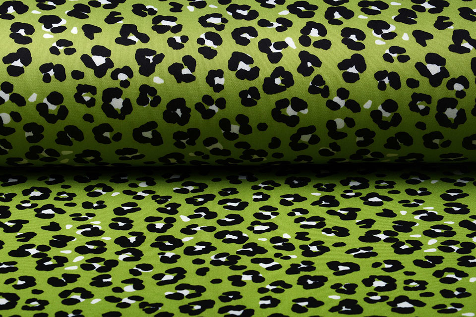 Sport Travel Colored Panterprint Lime Groen