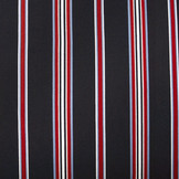 Scuba Crepe Sporty Stripe Navy Bordeaux