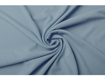 Scuba Crepe Jersey Grey-Blue