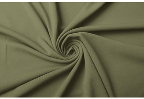 Scuba Crepe Jersey Armeegrün
