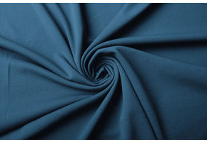 Scuba Crepe Jersey Petrolblau