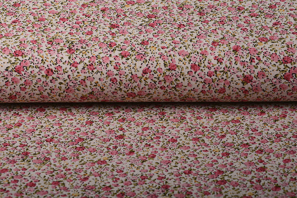 Mixed Leinen Luna Rosen