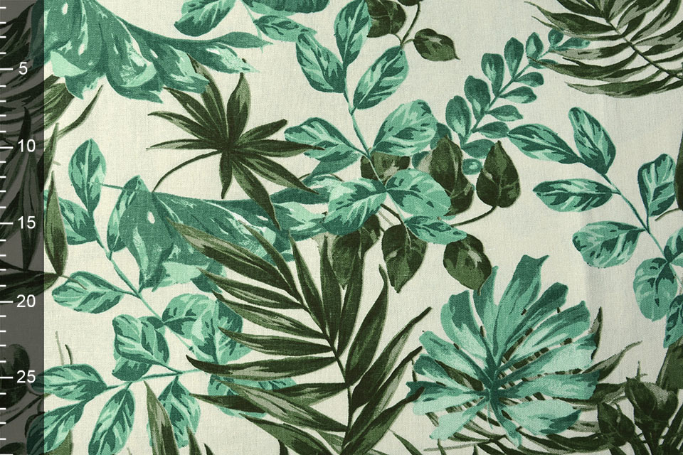 Viscose Linen Lincy Tropical Green
