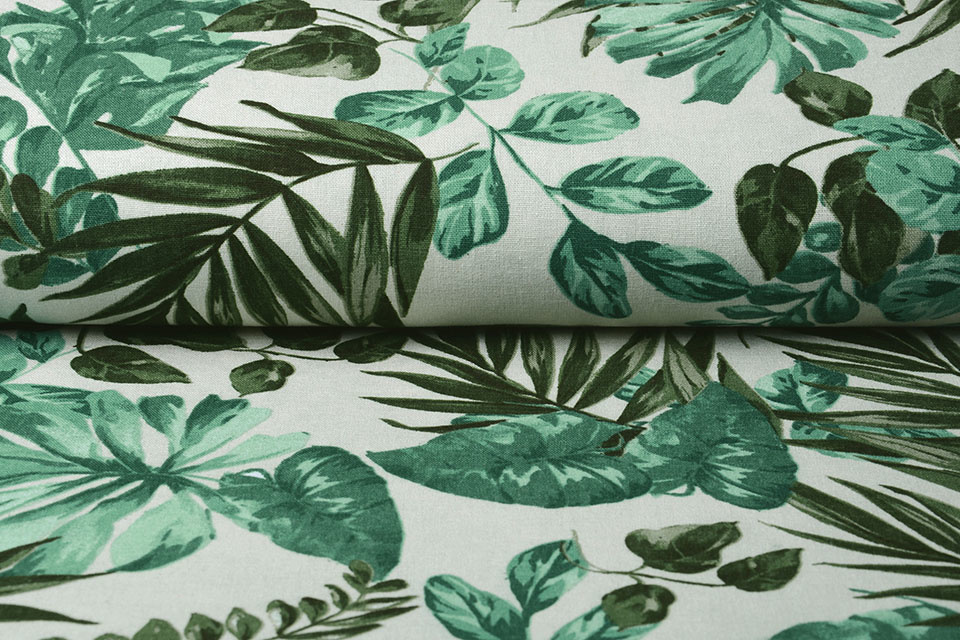 Viscose Linen Lincy Tropical Green