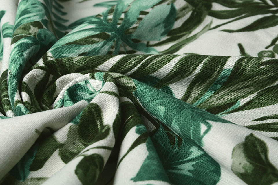 Viscose Linen Lincy Tropical Green