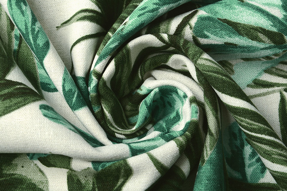 Viscose Linen Lincy Tropical Green