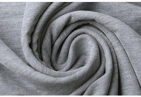 Flowy Pique Melange Grau