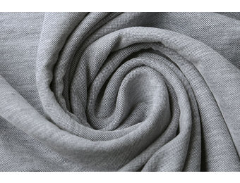 Flowy Pique Melange Grau