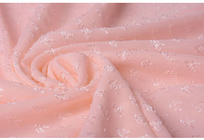 Jacquard Chiffon Nora Hellrosa