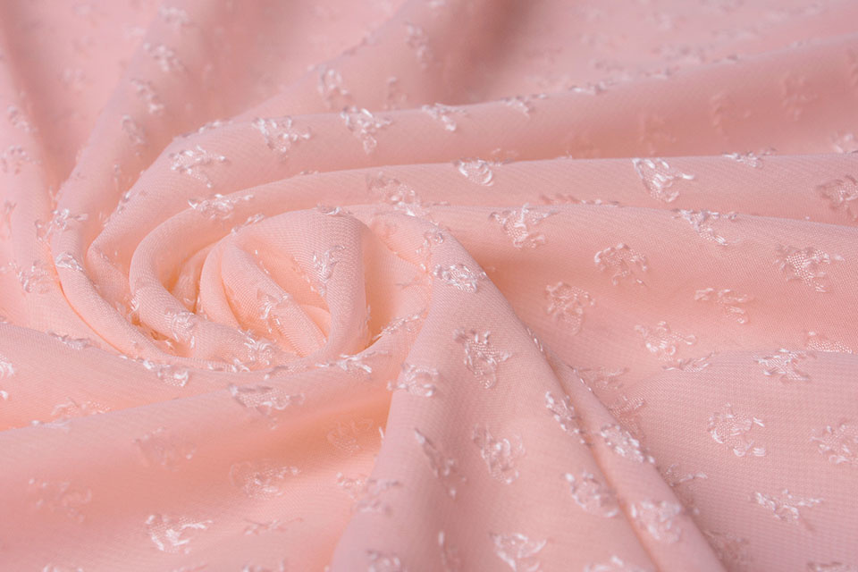 Hot Pink Chiffon Fabric