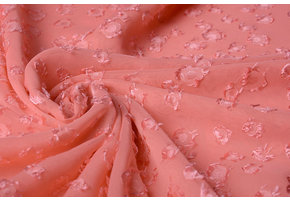 Jacquard Chiffon Liza Pink