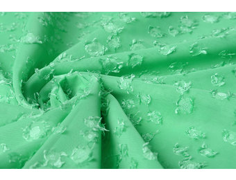 Jacquard Chiffon Liza Mint Groen