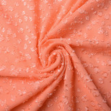 Jacquard Chiffon Liza Koraal